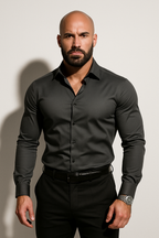 Long Sleeve Slim Fit Dress Shirt