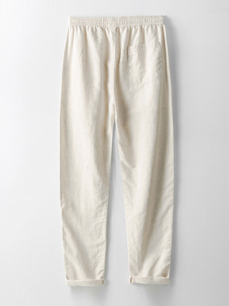 Cotton-Linen Shirt and Pants Set