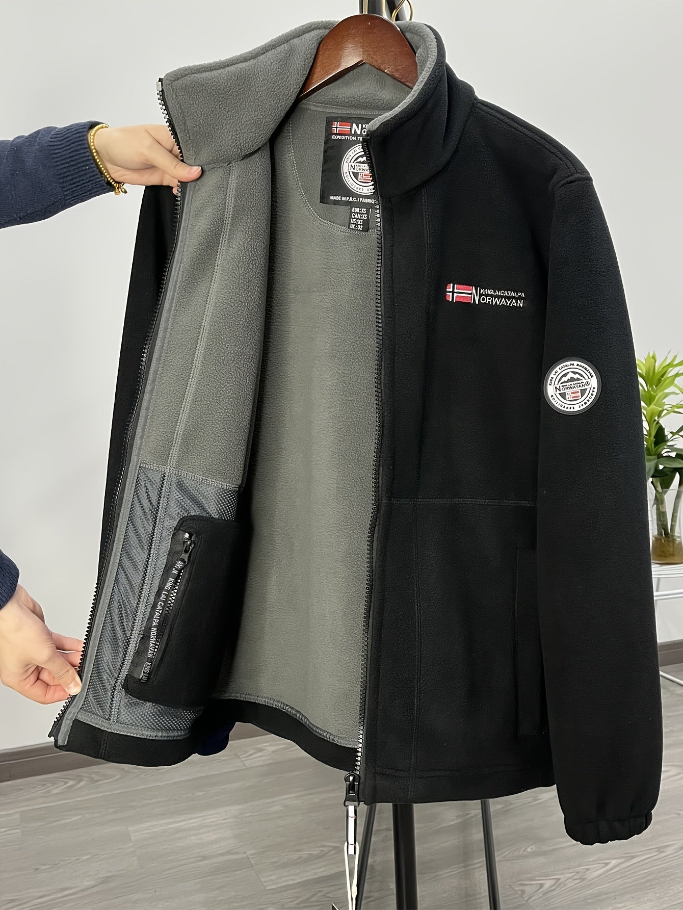 Men's Full-Zip Warm Fleece Jacket