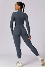 Seamless Half-Zip Jumpsuit