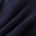 Women's Knit Cardigan Denim Trim