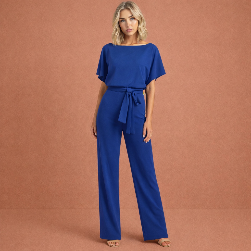 Women's Two Piece Wide Leg Trouser Set