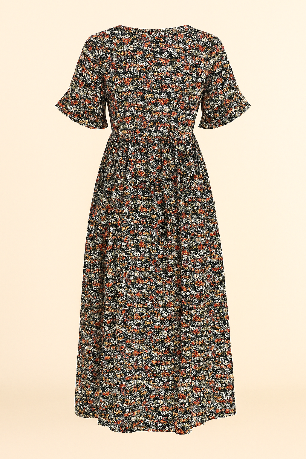 Emery Floral Print Midi Dress