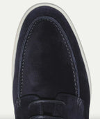 Suede Loafers Men Lace Up