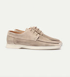 Suede Loafers Men Lace Up