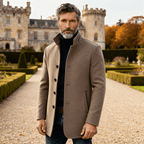 Men's Wool Blend Short Coat Casual Fit