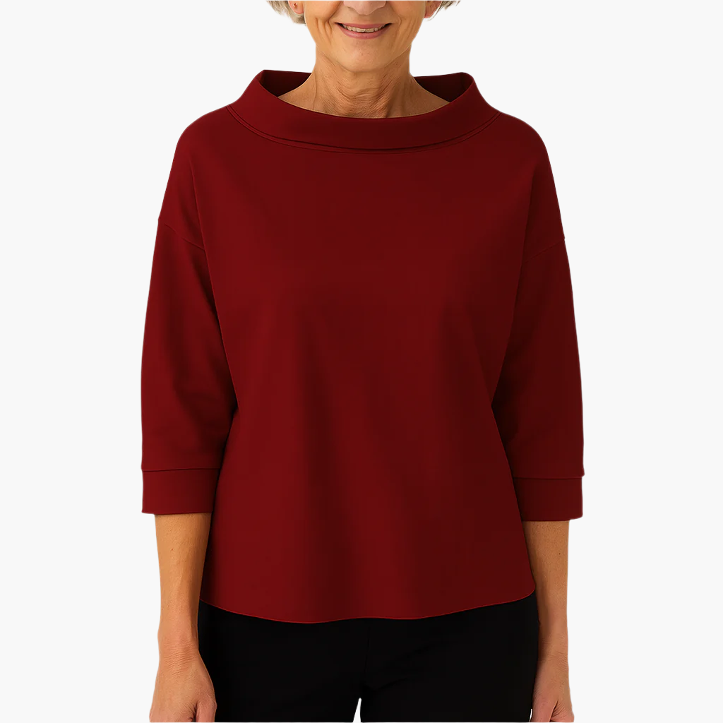 Women's Stand Collar Top