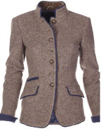 Women's Fitted Cardigan Stand Collar Button Front