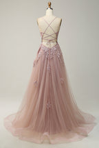 Ball Gown Lace Appliqué Floor-Length Formal Gown