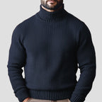 Men's Heavy Knit Turtleneck Sweater