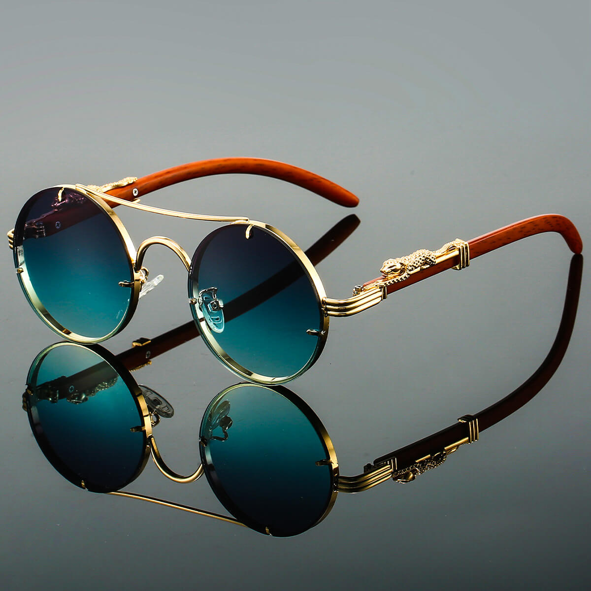 Round Polarized Sunglasses