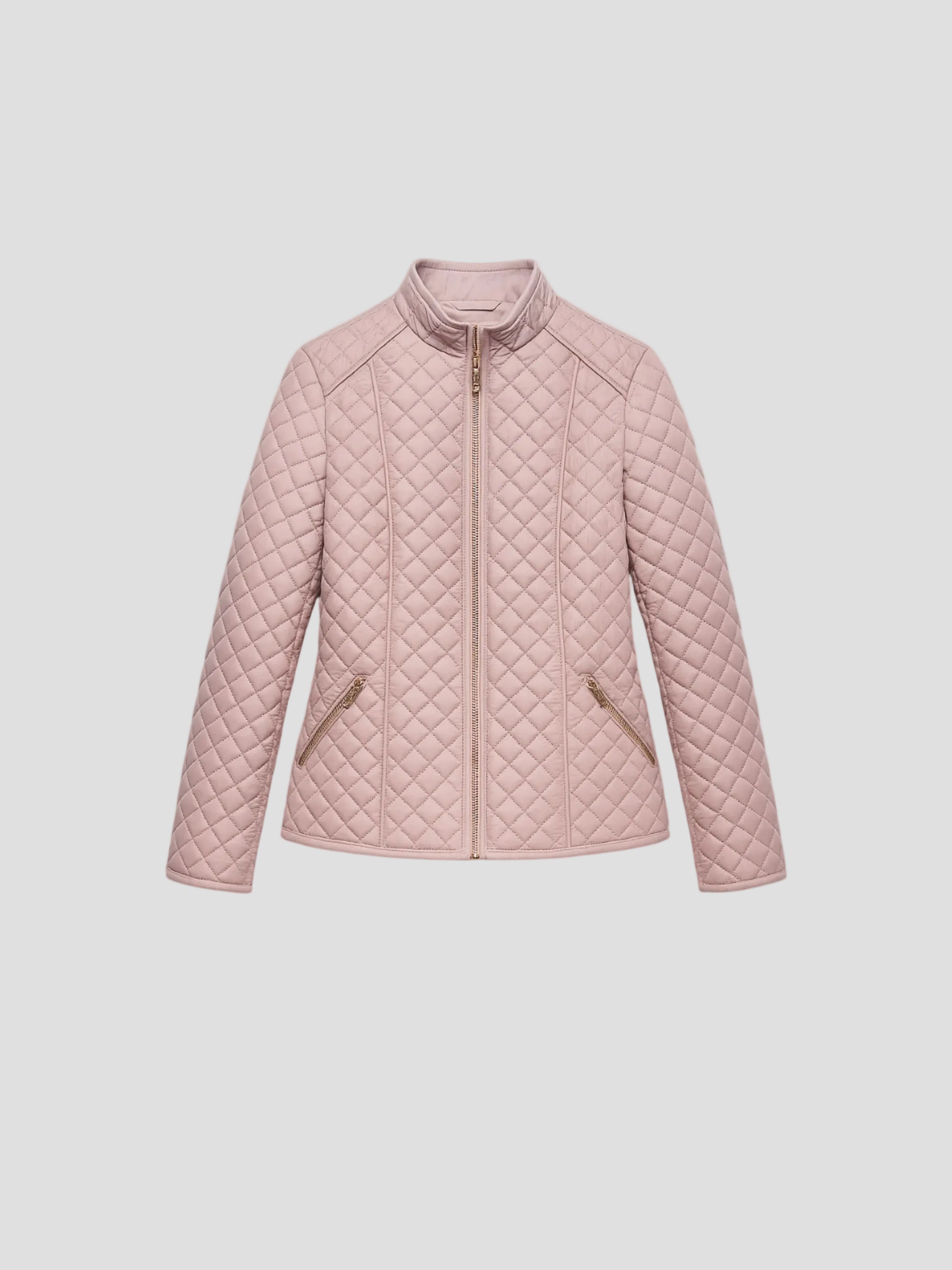 Lightweight Zip Jacket with a Fitted Look