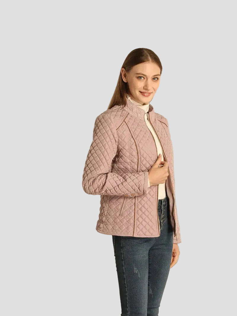 Lightweight Zip Jacket with a Fitted Look
