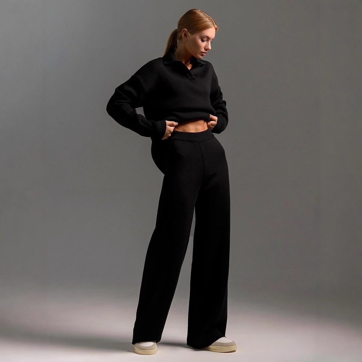 Cashmere Loungewear Set Top and Pants