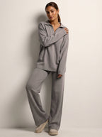 Cashmere Loungewear Set Top and Pants