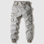 Men's cargo joggers pants designed for outdoor activities, featuring multiple pockets, a comfortable fit, and durable fabric for versatility and style. 2