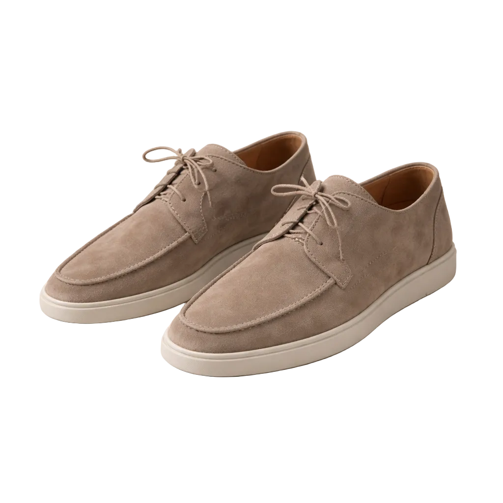 Men's lace-up loafers featuring a classic design, perfect for both formal and casual occasions, showcasing premium materials and superior craftsmanship. 4