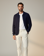 Cashmere Shirt Collar Cardigan
