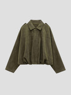 Faux Suede Jacket