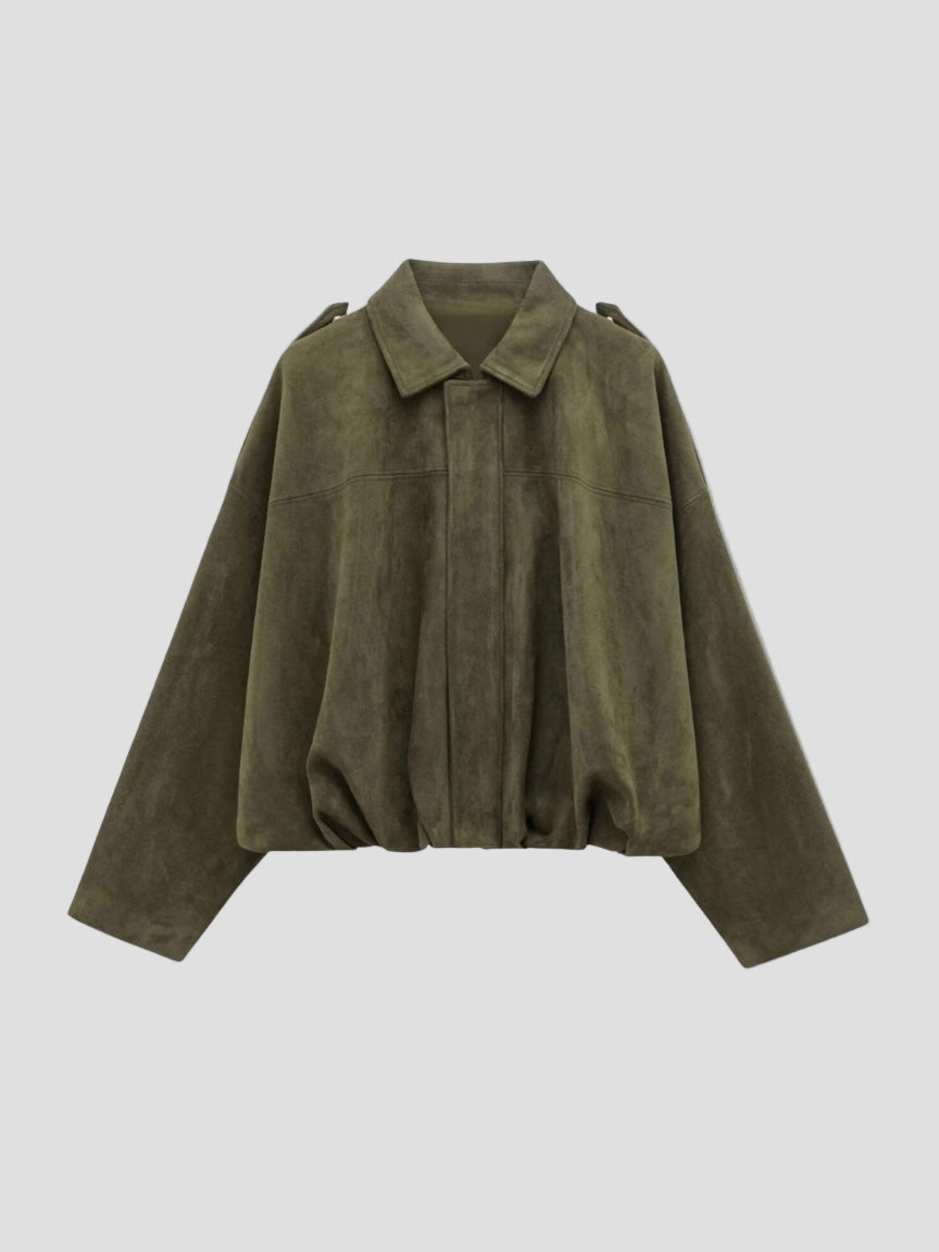 Faux Suede Jacket