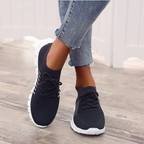 Orthopedic sneakers featuring a breathable mesh upper and advanced shock absorption technology for ultimate comfort and support during walking and activities. 1