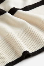 Classic Striped Oversized Knit Sweater