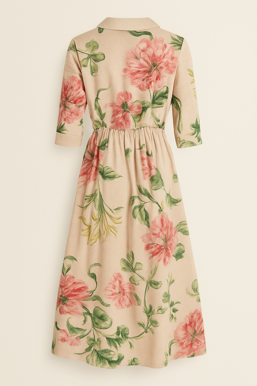 Vintage Style Lace Floral Dress