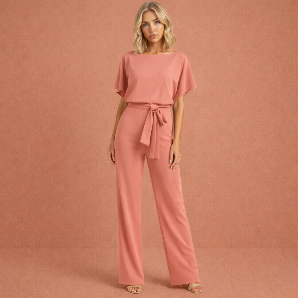 Women's Two Piece Wide Leg Trouser Set