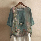 Women's Blouse | Vintage Floral Print
