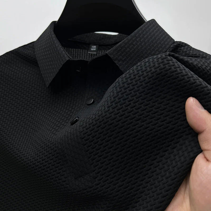 Structured Texture Polo Shirt