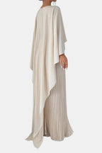 Flowy Pleated Chiffon Dress