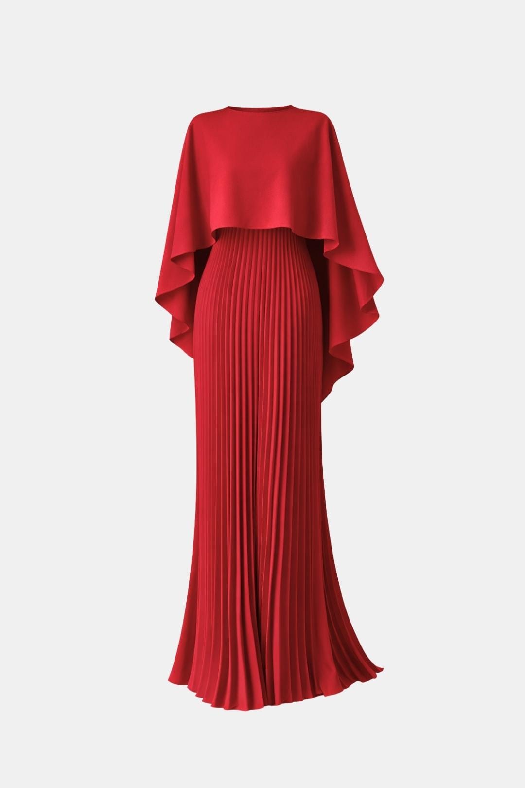 Flowy Pleated Chiffon Dress