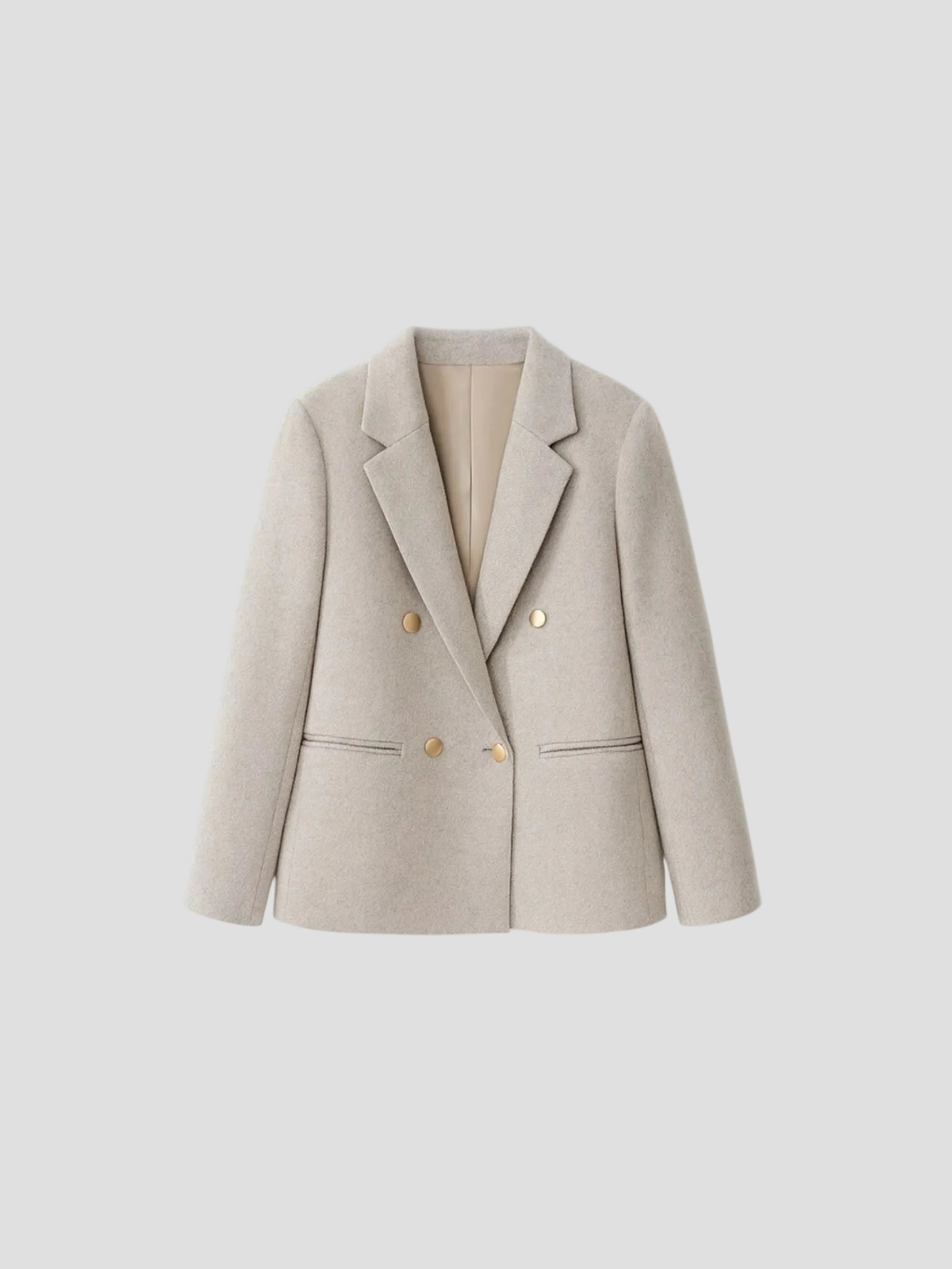 Women’s Gray Plaid Blazer
