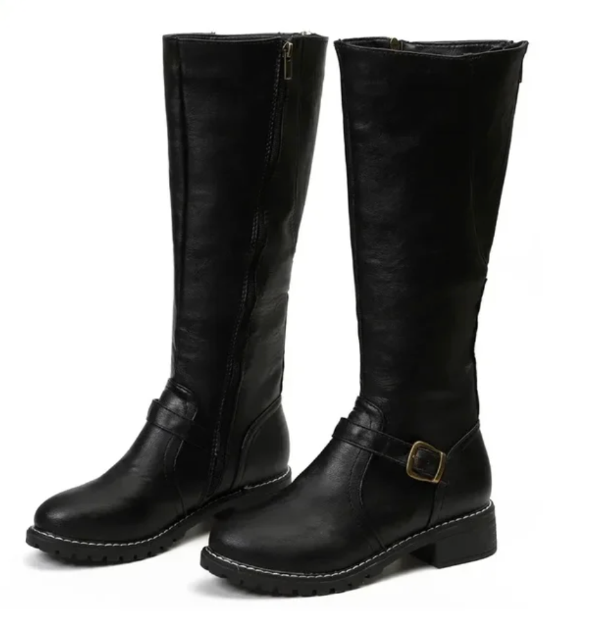 Stylish women's boots featuring a removable footbed and shock-absorbing sole, designed for comfortable everyday wear. 4