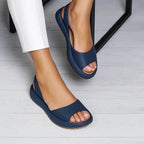 Women's cushioned sandals featuring an ergonomic design for comfort, perfect for summer outings and casual wear. 7