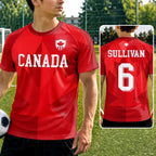 Women's Custom Jersey T-Shirt designed for sports enthusiasts, featuring breathable fabric and a stylish fit, perfect for active wear and team spirit. 0