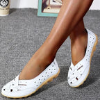 Comfortable women's supportive loafers designed for daily walking, featuring cushioned insoles and flexible soles for all-day wear. 0