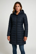 Women's Mid-Length Quilted Puffer Coat