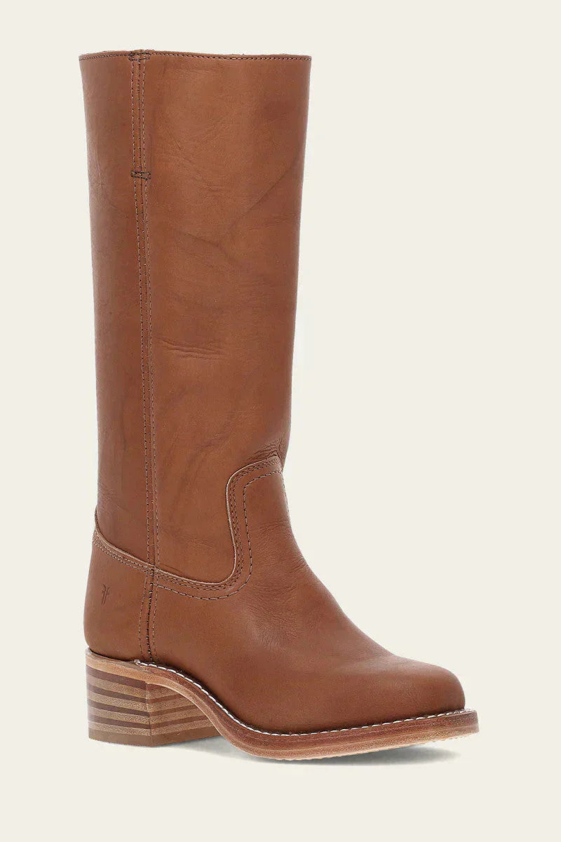 Leather Knee-High Boots