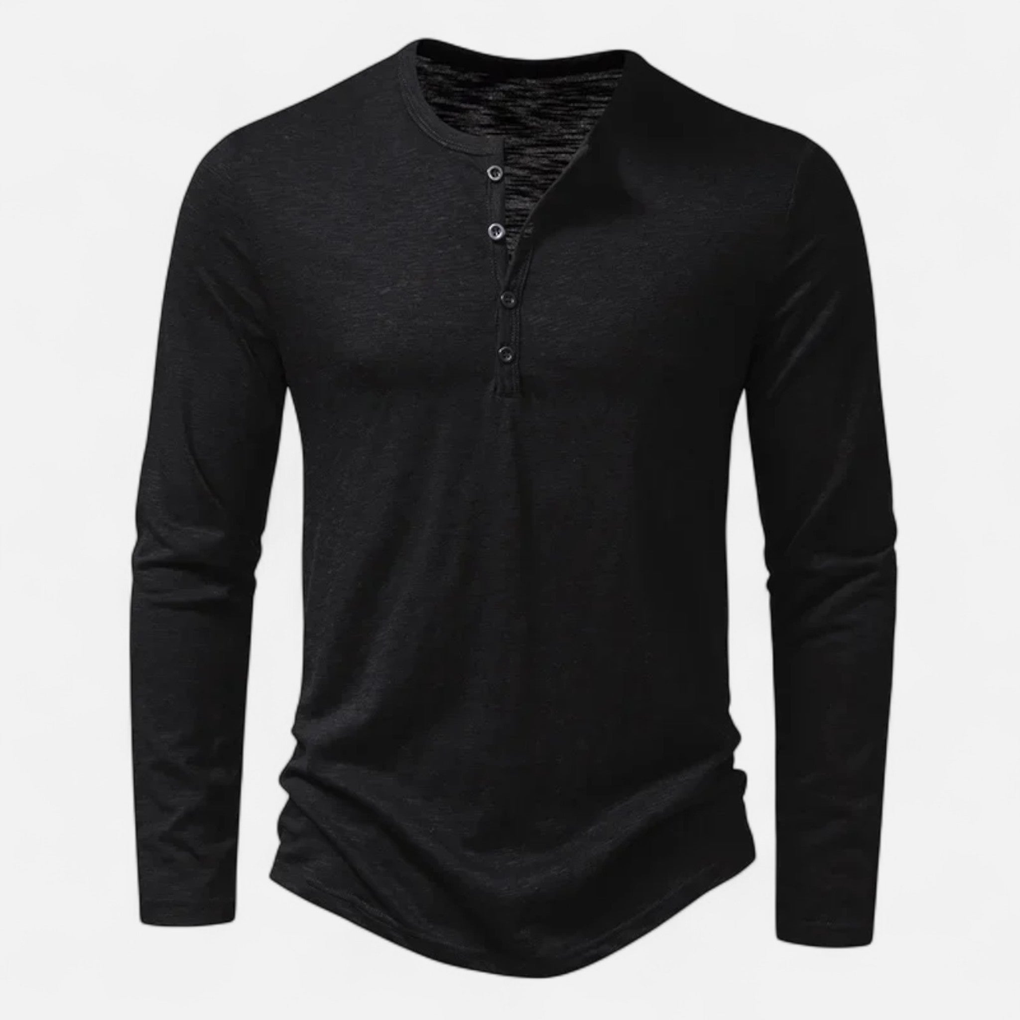 Cotton Casual Henley Shirt