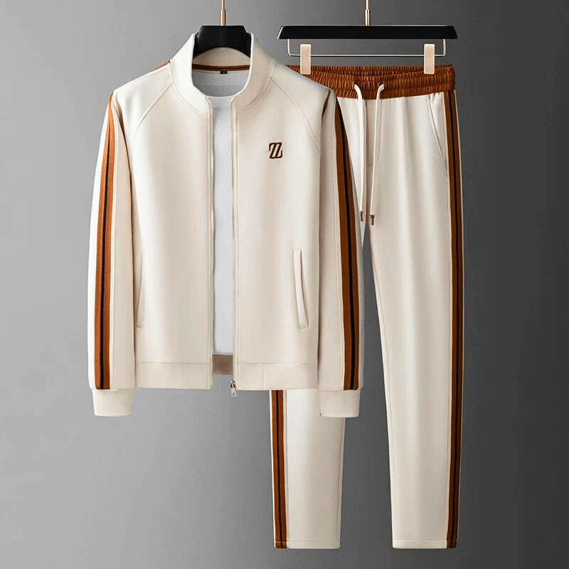 Tapered Tracksuit 2-Piece in Lycra Fabric